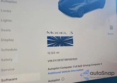 2024 Tesla Model 3 from USA, damaged, VIN 5YJ3E1ET5RF801531
